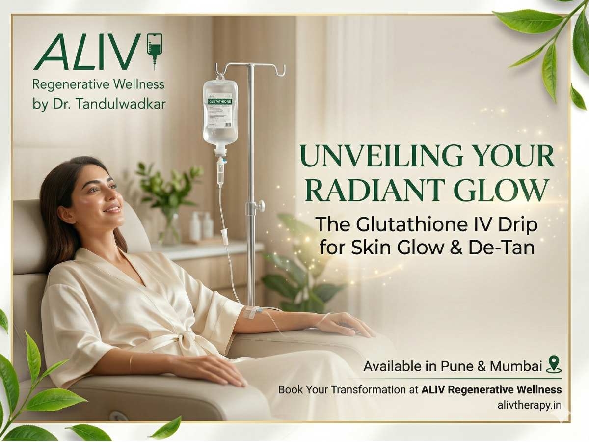 glutathione drip for glowing skin in Pune